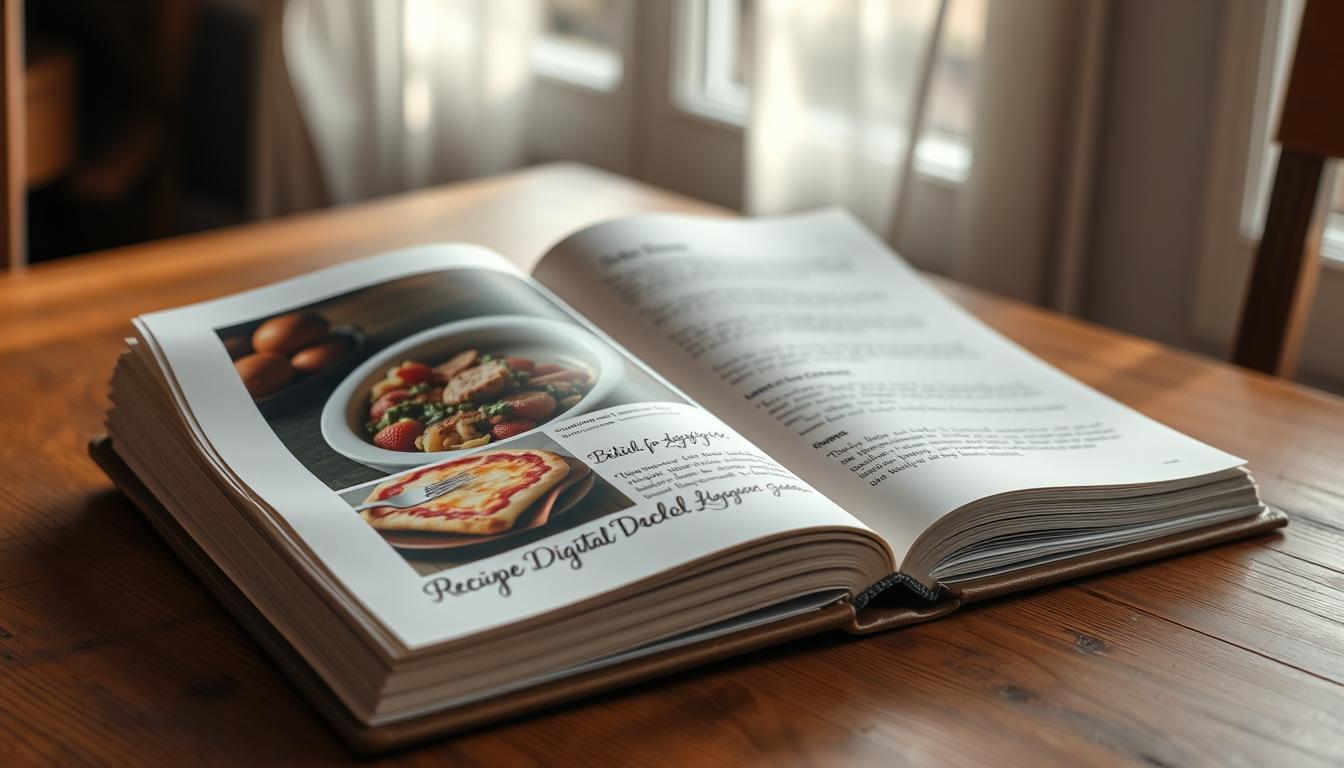 cara membuat buku resep digital