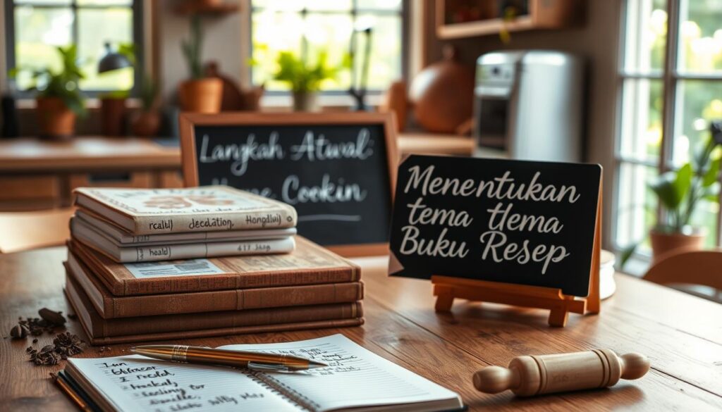 menentukan tema buku resep