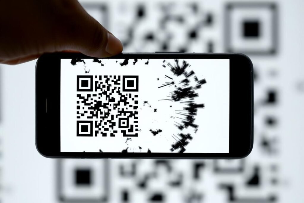 Ilustrasi kode QR yang rusak atau tidak dapat dipindai Ilustrasi kode QR yang rusak atau tidak dapat dipindai