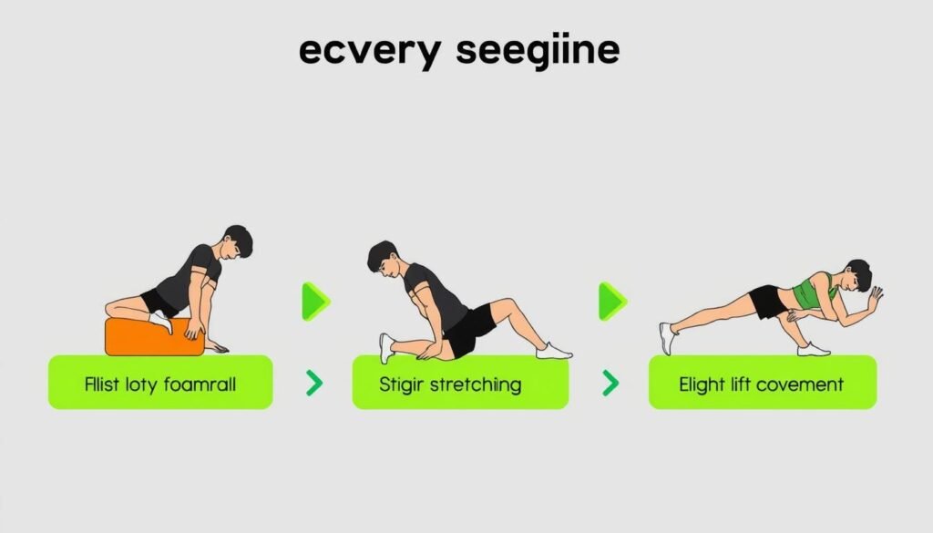 Urutan kombinasi foam rolling dan stretching sebagai strategi recovery setelah latihan berat